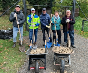 Hands-on Einsatz im Wildpark Peter + Paul in St.Gallen